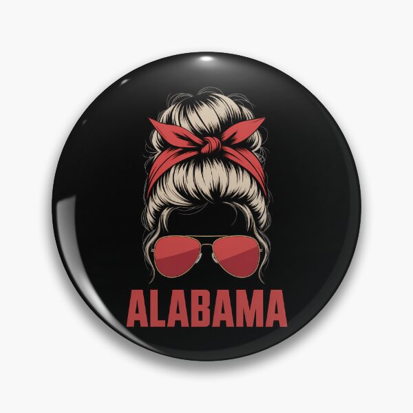 Item preview, Alabama Messy Bun Hair designed and sold by PunkNation-Arts.