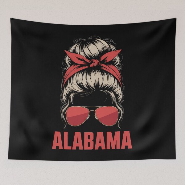 Item preview, Cabello con moño desordenado de Alabama designed and sold by PunkNation-Arts.