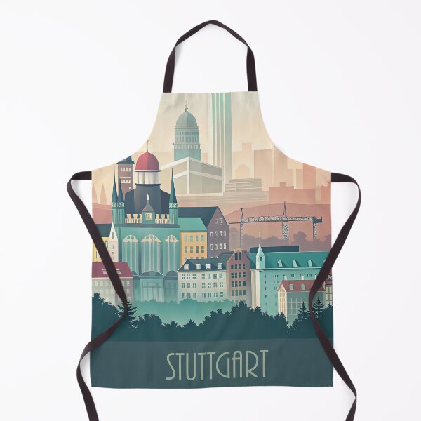Item preview, Minimalist skyline of Stuttgart designed and sold by paulrommer.
