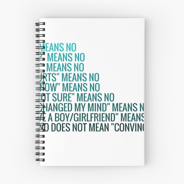 Item preview, No Means No Quotes designed and sold by Elise STICKER QUEEN.