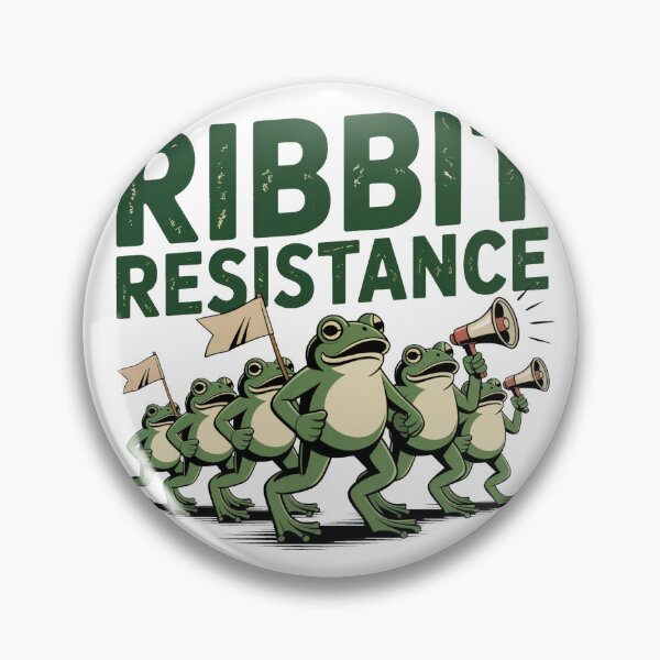 Item preview, Ribbit Resistance Portland Frog Brigade Shirt designed and sold by WSPrintCrafter.