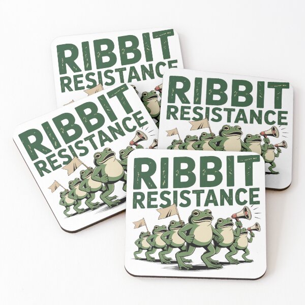 Item preview, Ribbit Resistance Portland Frog Brigade Shirt designed and sold by WSPrintCrafter.