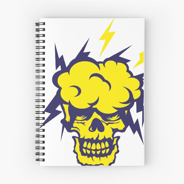 Item preview, skull cloud lightning lightning skull designed and sold by Achille3777.