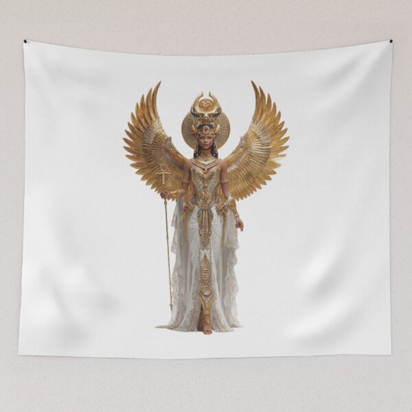 Item preview, Isis – Egyptian Goddess of Magic and Healing designed and sold by AlexLineArt.