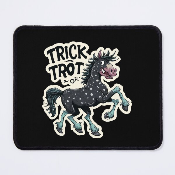 Item preview, Trick or Trot – Funny Spooky Horse Halloween 2025 designed and sold by KZurHTPC.