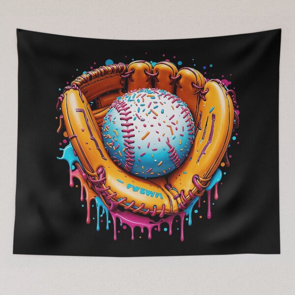 Item preview, Baseball Dripping Ice Cream Drip Youth Boys Baseball designed and sold by miaa-artistshop.