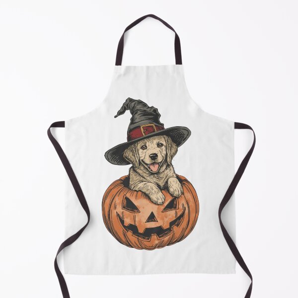 Item preview, Halloween Witch Dog with Pumpkin Sticker designed and sold by FestivityFinds.