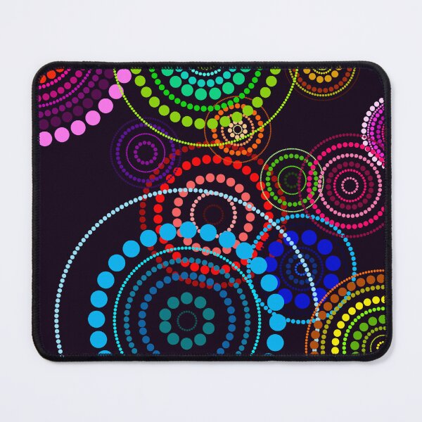 Item preview, Colorful circular dot art designed and sold by mellowmornings.