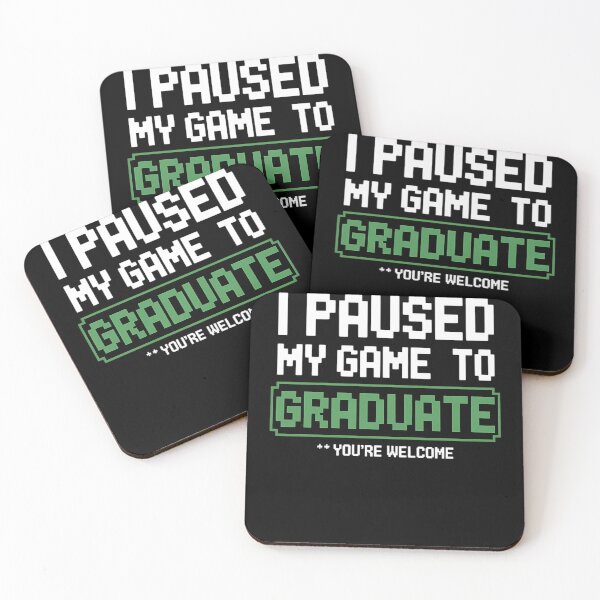 Item preview, I Paused My Game To Graduate Funny 2025 Gamer Graduation designed and sold by TrinaEspinoza.