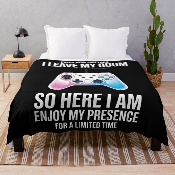 Item preview, I Leave My Room So Here I Enjoy My Presence Gaming Gamer Video Game Lover designed and sold by TrinaEspinoza.