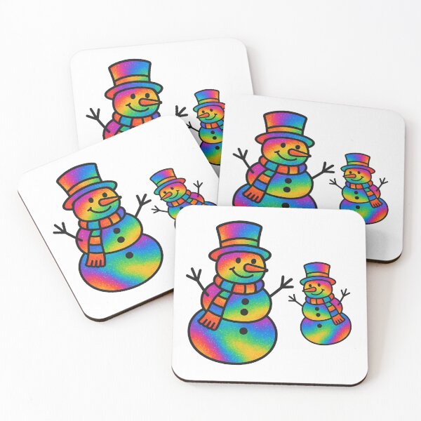 Item preview, Rainbow Snowman designed and sold by PlanetBoi.