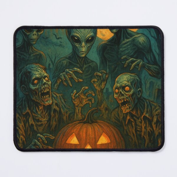 Item preview, Aliens Zombies Halloween Pumpkin designed and sold by Lyvion design.