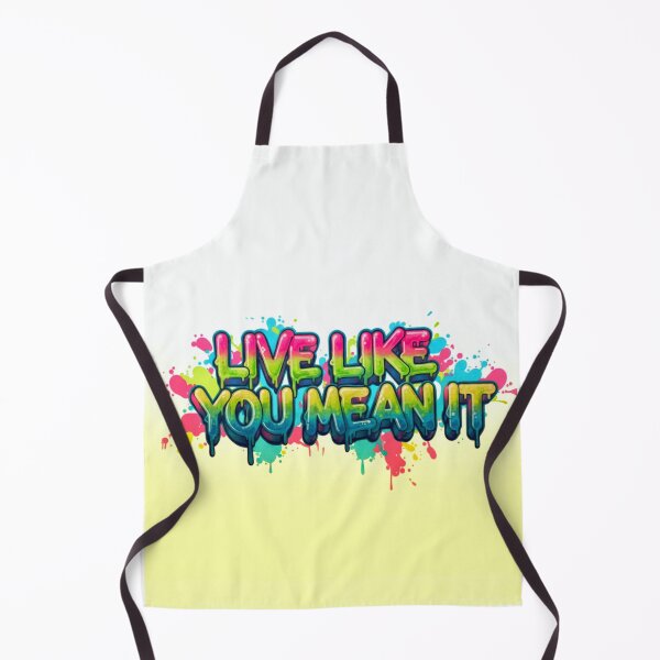 Item preview, Grafitti - Live Like you mean it designed and sold by ManiRanganaath.