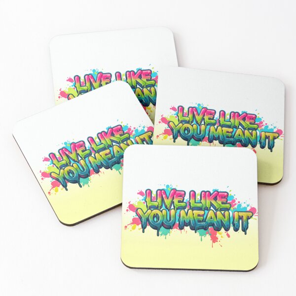 Item preview, Grafitti - Live Like you mean it designed and sold by ManiRanganaath.