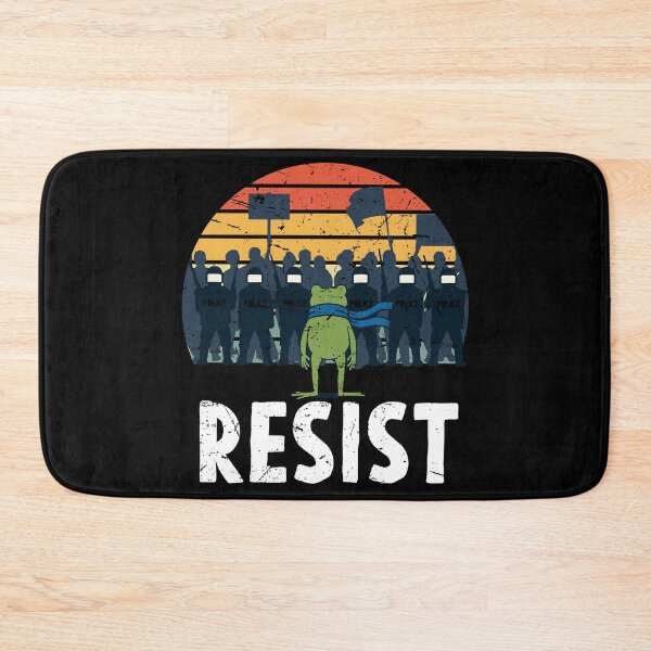 Artikelvorschau, Vintage Resist der Portland Frosch entworfen und verkauft von SKULLS4INT.