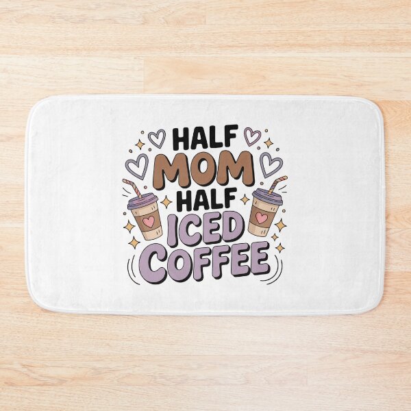 Item preview, Half Mom Half Iced Coffee Pastel Doodle designed and sold by QuietBloom80.