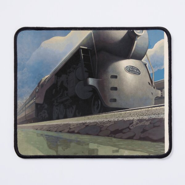 Artikelvorschau, Vintage-Zug-Poster | Limitierter Kunstdruck des 20. Jahrhunderts | Art-Deco-Stil | New York Central Railroad | Stromlinienförmiges Design entworfen und verkauft von artofuniverse.