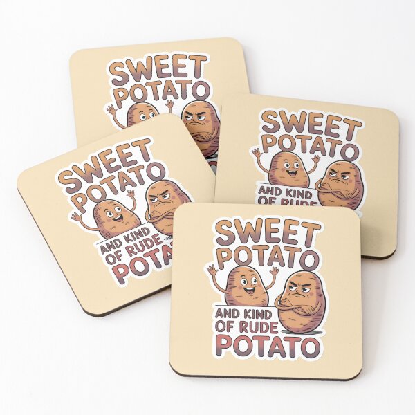 Item preview, Sweet Potato And Kind Of Rude Potato - Funny Thanksgiving Gift  designed and sold by LovelyEvaDesign.
