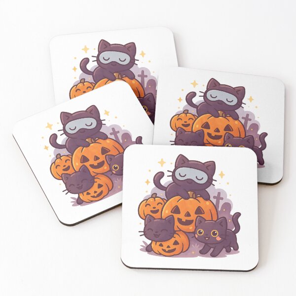Item preview, Pumpkin Cat Parade designed and sold by PlanetBoi.