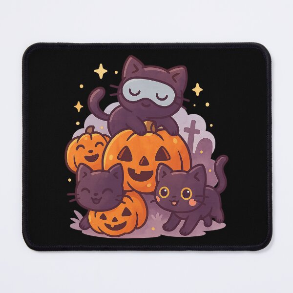 Item preview, Pumpkin Cat Parade designed and sold by PlanetBoi.