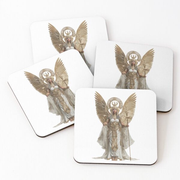 Item preview, Isis – Winged Egyptian Goddess of Light and Power designed and sold by AlexLineArt.