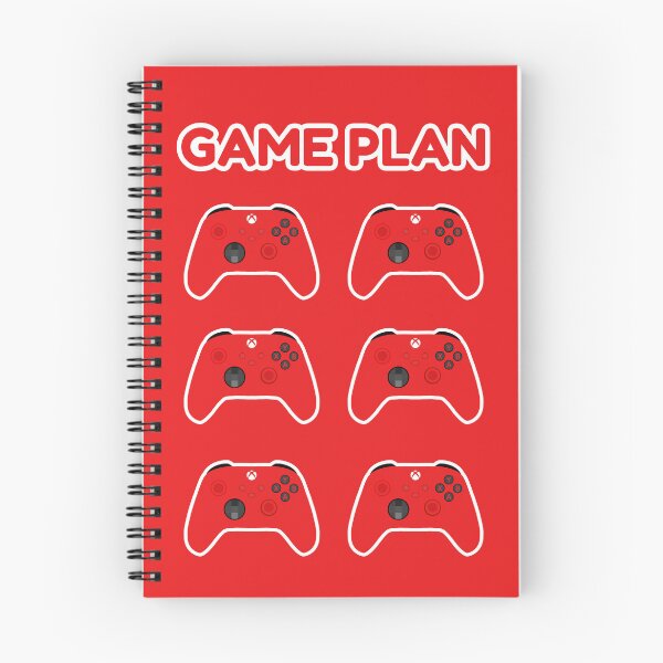 Item preview, Game Plan Red Controller Design Pattern designed and sold by The Home Of Pink Peach.