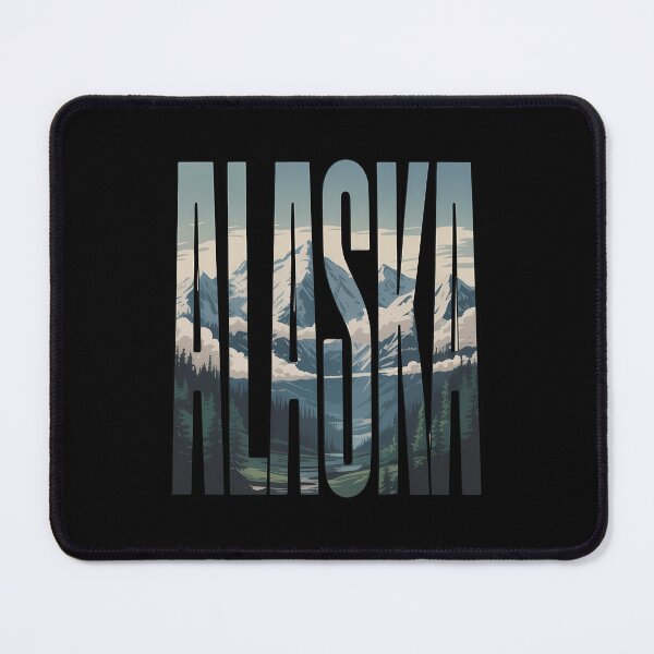 Item preview, Alaskan Snowy Mountain Alaska Day Alaska designed and sold by HellD3vil-Art.