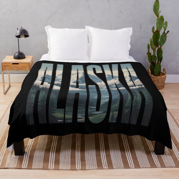 Item preview, Alaskan Snowy Mountain Alaska Day Alaska designed and sold by HellD3vil-Art.