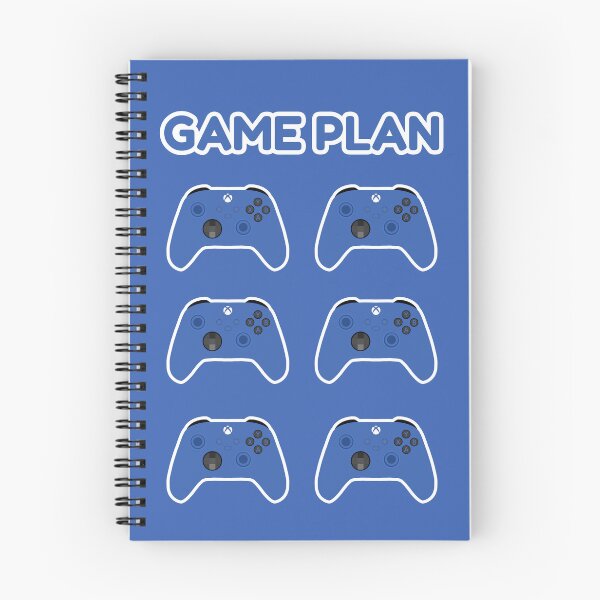 Item preview, Game Plan Blue Controller Design Pattern designed and sold by The Home Of Pink Peach.