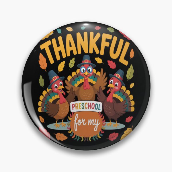 Item preview, Thankful For My Preschool Turkeys Thanksgiving Teacher Fall Men Women designed and sold by VladoZork.