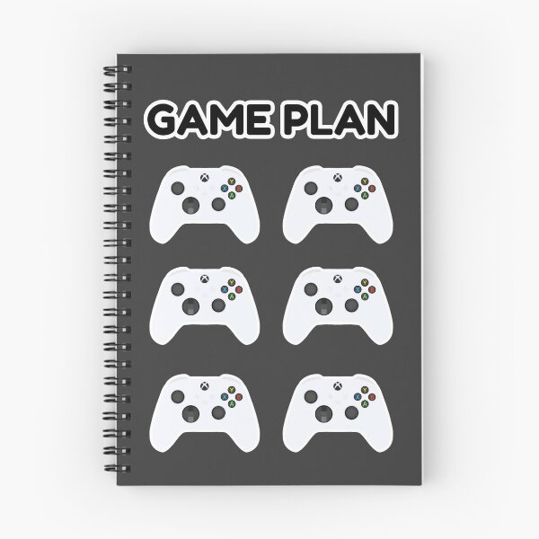 Item preview, Game Plan White Controller Design Pattern designed and sold by The Home Of Pink Peach.