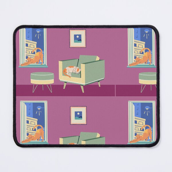 Item preview, Cozy cat scene designed and sold by tiffsmarket.