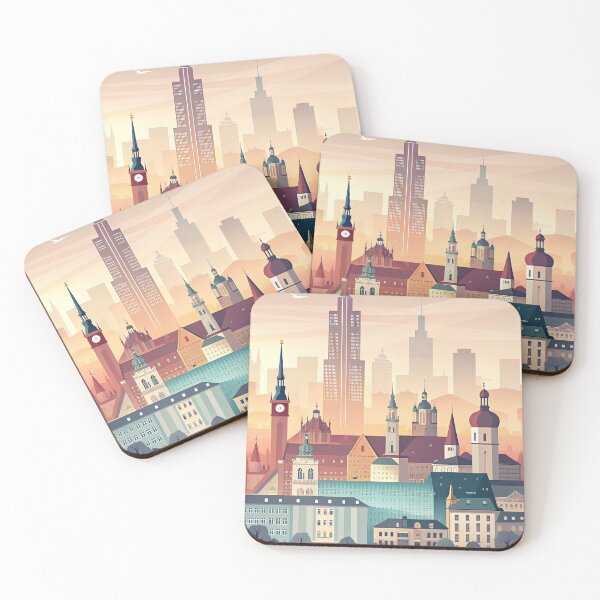 Item preview,  Minimalist skyline of Munich designed and sold by paulrommer.
