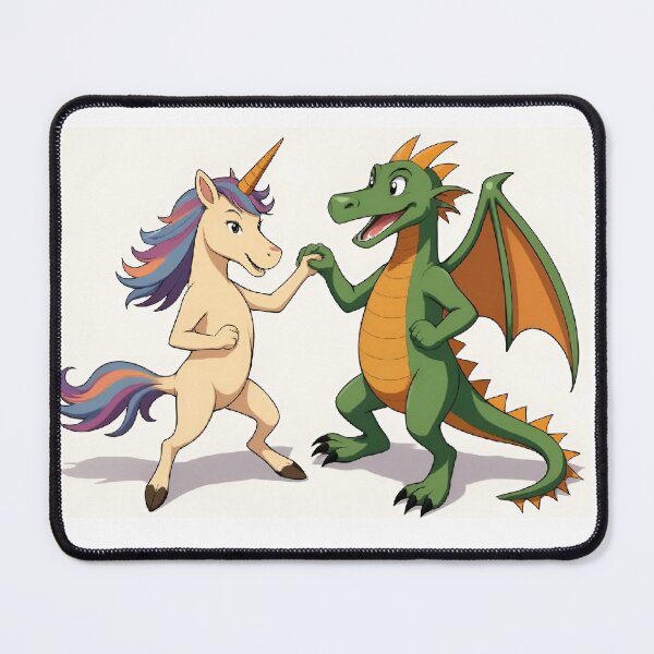 Item preview, A Dragon & a Unicorn  designed and sold by Batang .