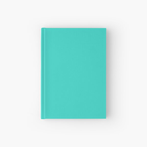 Turquoise Solid Color Hardcover Journal