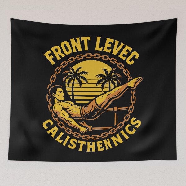 Item preview, Front Levec Calisthenics Fitness Gym Workout designed and sold by LuminOrb.