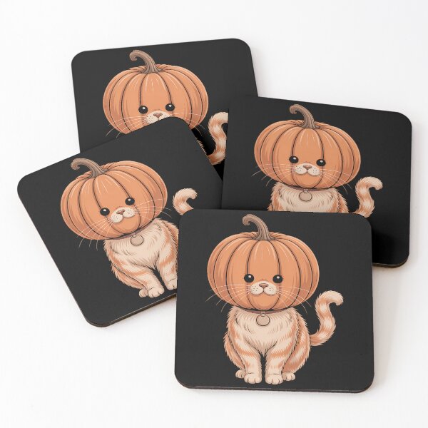 Item preview, Halloween Cat Cat Pumpkin Jack-O-Lantern designed and sold by TyraYoung.