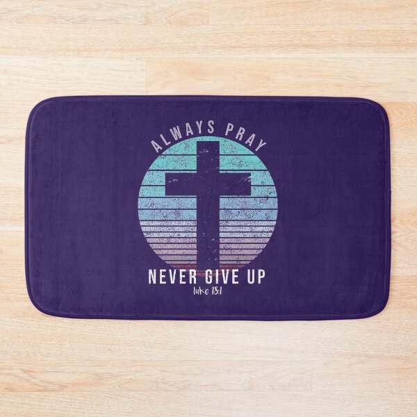 Item preview, Pray Always, Never Give Up Christian Cross By Merch, Limited Edition, Perfect Gift For You And Frie designed and sold by floresuvart.