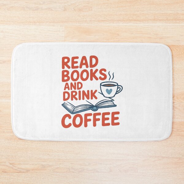 Item preview, Read Books Drink Coffee — Bookish Typography designed and sold by QuietBloom80.