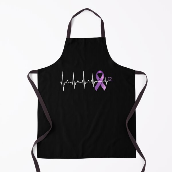 Item preview, Heartbeat Purple Ribbon Alzheimer Awareness designed and sold by TyraYoung.