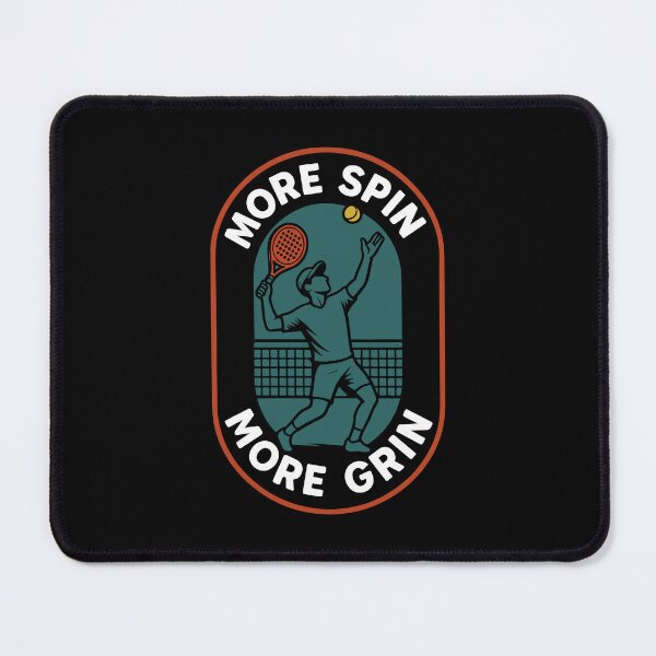 Item preview, Padel More Spin More Grin Funny Player designed and sold by LuminOrb.