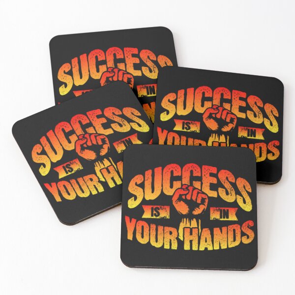 Item preview, Success Is in Your Hands | Motivational Power Fist Design designed and sold by UsandCoDesigns.