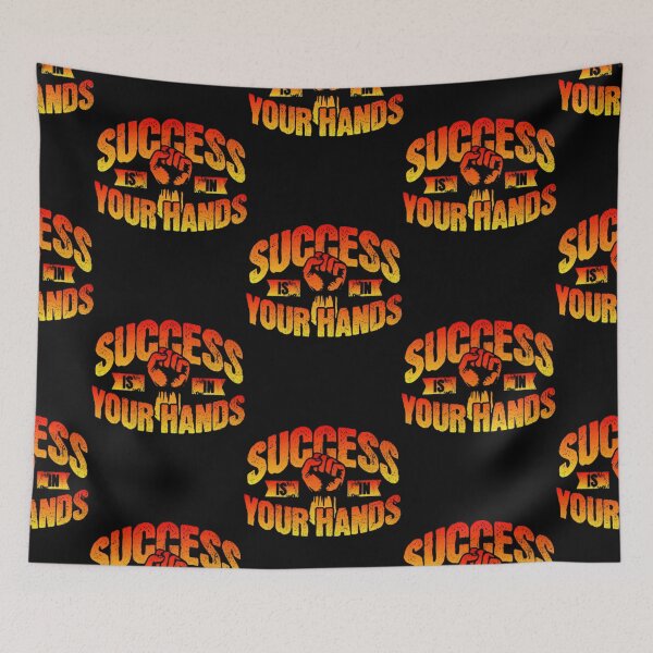 Item preview, Success Is in Your Hands | Motivational Power Fist Design designed and sold by UsandCoDesigns.