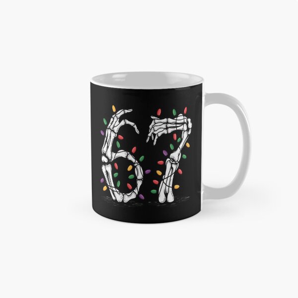 Item preview, Xmas Skeleton Hand Six Seven Funny 67 Christmas Lights designed and sold by VladoZork.