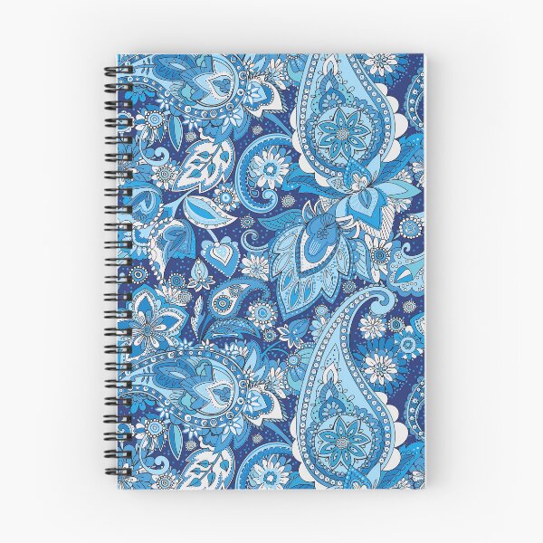 Item preview, Blue Paisley Pattern, Blue Paisley floral seamless Pattern, Blue Paisley designed and sold by graphic-genie.
