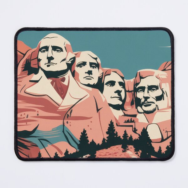 Item preview, MOUNT RUSHMORE TRAVEL ART designed and sold by MarkedArtPrints.