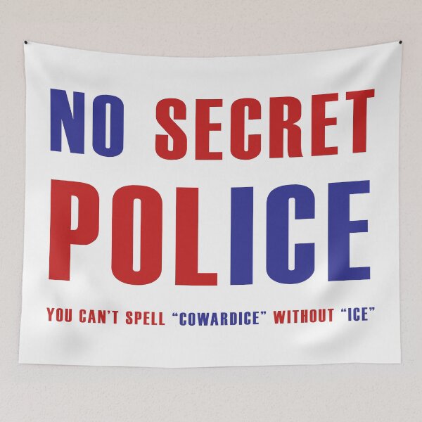 Item preview, No Secret Police designed and sold by travelwitheric.