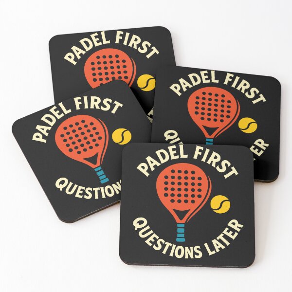 Item preview, Padel First Questions Later Fun Sport designed and sold by LuminOrb.