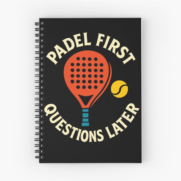 Item preview, Padel First Questions Later Fun Sport designed and sold by LuminOrb.