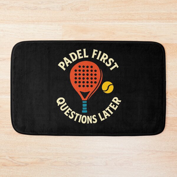 Item preview, Padel First Questions Later Fun Sport designed and sold by LuminOrb.